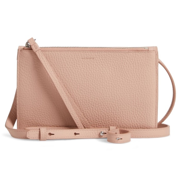 ALLSAINTS Fetch Crossbody Bag in Nude Pink - Picture 2 of 7